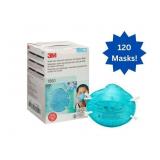 1 Case (120 each) NEW 3M N95 1860 Health Care Particulate Respirator and Surgical Mask