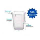 MSRP $400 = 1 Case (500 each) NEW Maryland Plastics L-1250 Polypropylene Disposable Beaker, Graduated, 250 mL -Chemically resistant -Autoclavable