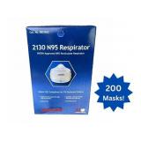 MSRP $250 = 1 Case (200 each) NEW Gerson 082130C 2130 NIOSH Approved N95 Particulate Cupped Respirators Masks – High Filtration Efficiency, Comfortable Fit For Extended Wear, Electrostatically charg