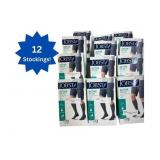 MSRP $480 Lot of 12 NEW Jobst 75147 Active Wear Knee Cut Medical Compression Stockings - Cushioning, Moist Management, Soft Touch - Mostly Size Small, Variety Color & Style