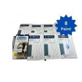 MSRP $400 Lot of 8 NEW Jobst RELIEF Knee Cut Medical Compression Stockings and Professional Activa CoolMax Athletic Socks