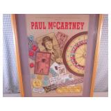 (A-4) Framed Vintage Paul McCartney...