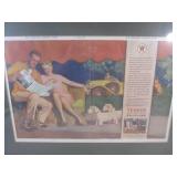 (A-4) Framed Vintage 1929 The Satur...