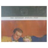 (A-4) Framed Vintage 1929 The Satur...