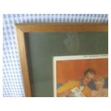 (A-4) Framed Vintage 1929 The Satur...