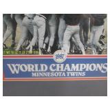 (A-4) Framed Vintage 1987 Minnesota...