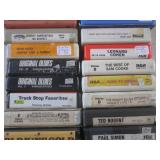 (CSB) Assorted Artists 8-Track Tape...