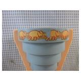 (FS) Vintage Kids Lamp 9" Tall - Wo...