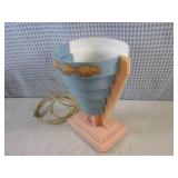 (FS) Vintage Kids Lamp 9" Tall - Wo...