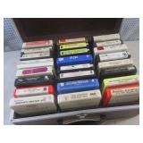 (BS) Vintage 8-Track Case Full of A...