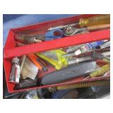 (CSB) 18" Metal Tool Box with Conte...