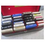 (EW4) Vintage 8-Track Case with Ass...