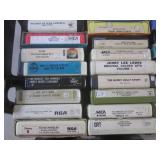 (BS) Tray of Assorted 8-Track Tapes...