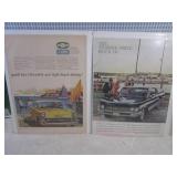 (EC1) 10 Vintage Car Advertisements...