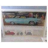(B-1) 5 Vintage Larger Car Advertis...