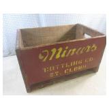 (EW2) Vintage Wood Crate Minar