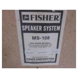 (EC1) Pair of Fisher MS-108 Speaker...