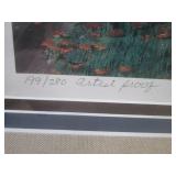(BS) Framed Signed Numbered 199/280...