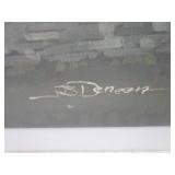 (EC1) 4 Prints Of Vintage Cars 23" ...