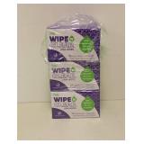(3) FLENTS WIPE N’ CLEAR LENS WIPES-75 COUNT