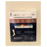 COPPERFIT ELITE COMPRESSION SOCKS L/XL 2PK.