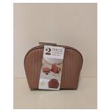GLO TECH 2PC. COSMETIC BAG SET NESTED SET