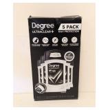 DEGREE ULTRACLEAR PLUS DEODORANT 5PK.