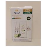 NEW DOVE ADVANCED CARE INVISIBLE DEODORANT 4PK.