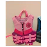 (2) CHILDREN BODY GLOVE LIFE JACKETS (BOY/GIRL)