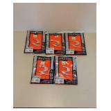 (5) RADWEAR HIGH VISIBILITY WORKWEAR LONG SLEEVE T-SHIRT (ORANGE)