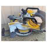DEWALT 60V MAX BRUSHLESS CORDLESS 12 IN. DOUBLE BEVEL SLIDING MITER SAW - USED LIKE NEW - MSRP $699