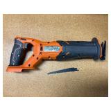 Ridgid 18V Brushless Cordless Reciprocating Saw + 1 Blade-NEW- no box-# R8646 MSRP $169