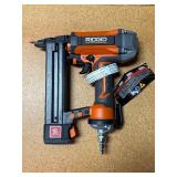 Ridgid Pneumatic 18-Gauge 1-1/2 in. Finish Stapler with Swivel Connector -NEW -out of box- MSRP $109