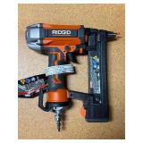 Ridgid Pneumatic 18-Gauge 1-1/2 in. Finish Stapler with Swivel Connector -NEW -out of box- MSRP $109