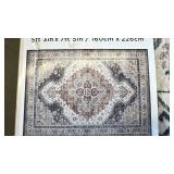 Wyatt & Ash 5’3” x 7’5” Machine Washable Area Rug