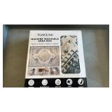 Wyatt & Ash 5’3” x 7’5” Machine Washable Area Rug