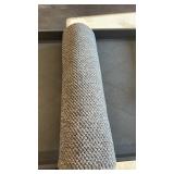 Loom Runner Rug 2ft x 7ft Gray Woven Polyester