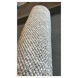 Loom Runner Rug 2ft x 7ft Gray Woven Polyester