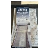 Machine Washable **Accent Rug Only**- 30 x 46" - Zinnia Floral Design