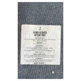 Hand Hooked Accent Rug with Memory Foam, 22x38 in, Floral Design