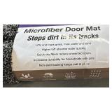 2 Pack 30x40 Inch Microfiber Door Mats with Non-Skid Backing