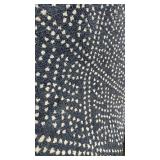 Hudson Living 2 Piece Rug Set Blue Patterned 30x46 in and 23x48 in