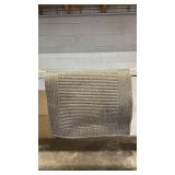 Large Brown Textured Area Rug with Non-Slip Backing