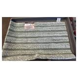 24 x 36” Machine Washable Striped Bathmat