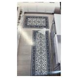 2 Pack Wyatt & Ash Machine Washable Rugs - Accent Rug and Runner