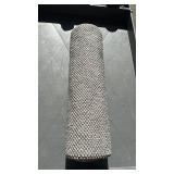 Off the Loom Grey Woven Runner Rug 2ft x 7ft