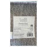 Off the Loom Grey Woven Runner Rug 2ft x 7ft