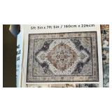 Wyatt & Ash Machine Washable Area Rug 5ft 3in x 7ft 5in