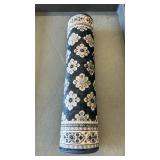 Wyatt & Ash Blue and White Patterned Area Rug
