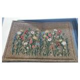 Flowered Entryway/Outdoor Rug 24 x 36